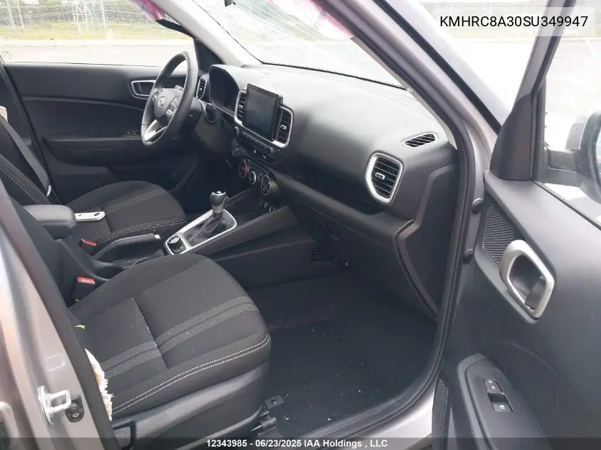 2025 Hyundai Venue Preferred VIN: KMHRC8A30SU349947 Lot: 12343985