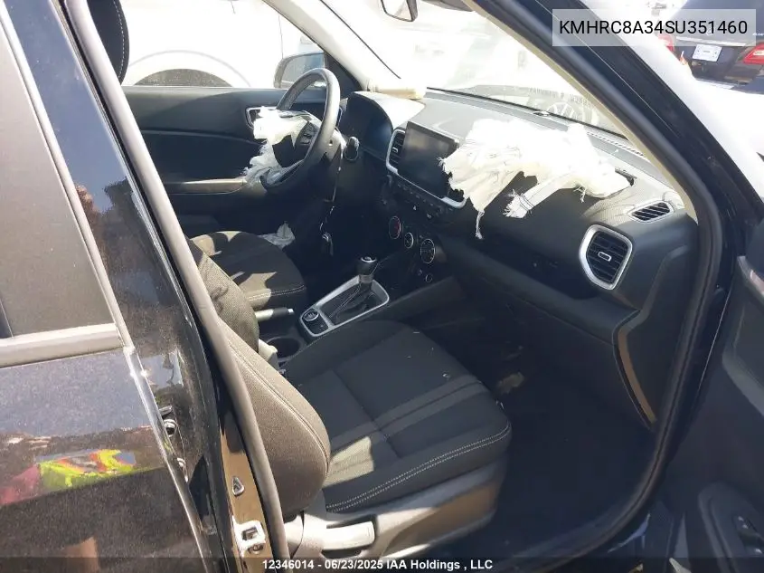 2025 Hyundai Venue Sel/Limited VIN: KMHRC8A34SU351460 Lot: 12346014