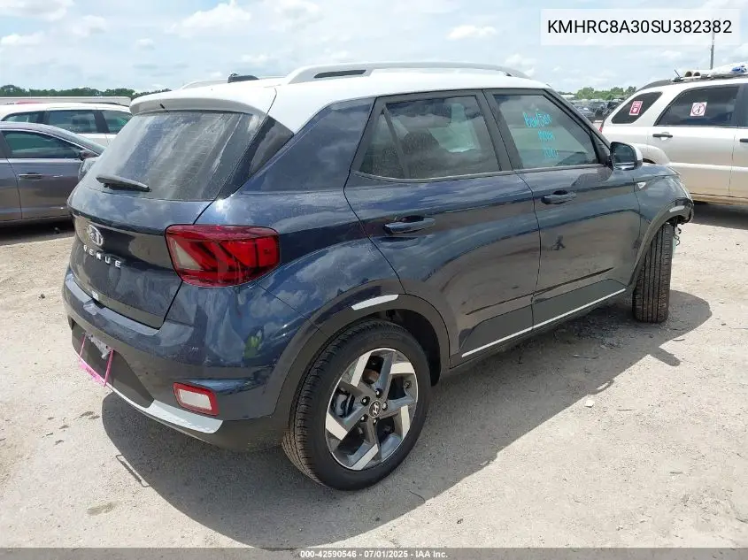 2025 Hyundai Venue Limited VIN: KMHRC8A30SU382382 Lot: 42590546