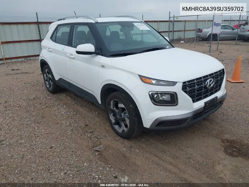 2025 Hyundai Venue Sel VIN: KMHRC8A39SU359702 Lot: 42626783