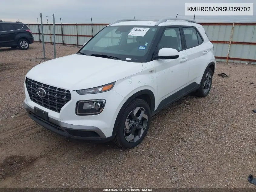 2025 Hyundai Venue Sel VIN: KMHRC8A39SU359702 Lot: 42626783