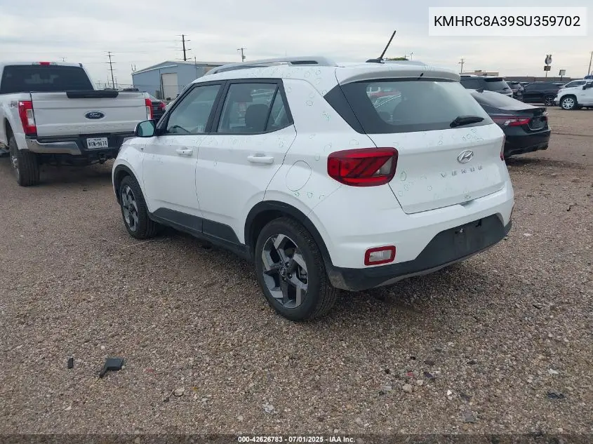 2025 Hyundai Venue Sel VIN: KMHRC8A39SU359702 Lot: 42626783