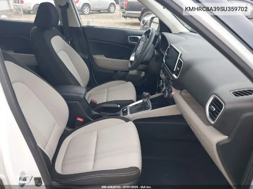 2025 Hyundai Venue Sel VIN: KMHRC8A39SU359702 Lot: 42626783