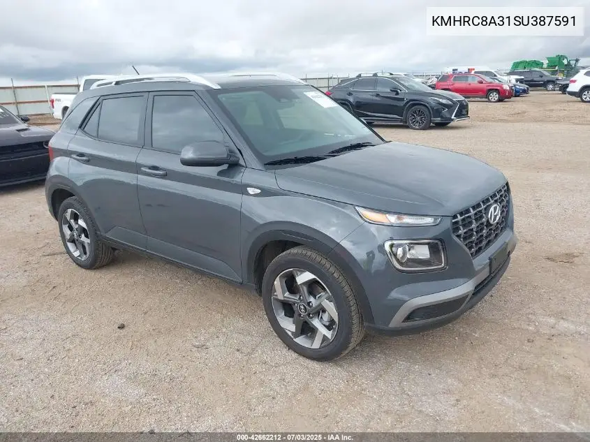 2025 Hyundai Venue Sel VIN: KMHRC8A31SU387591 Lot: 42662212