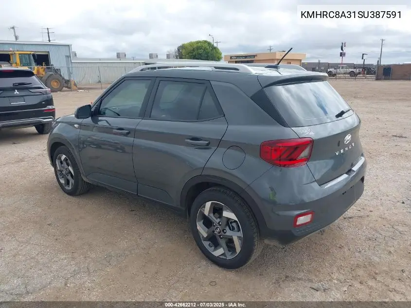 2025 Hyundai Venue Sel VIN: KMHRC8A31SU387591 Lot: 42662212