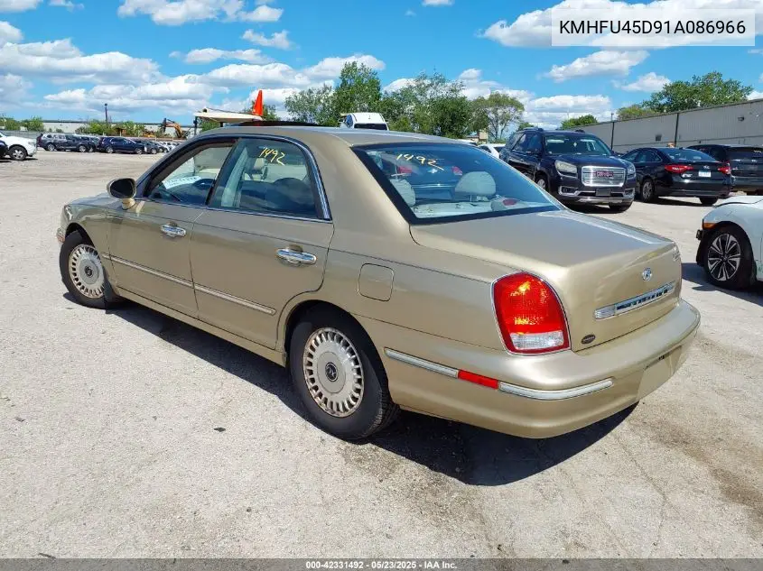 2001 Hyundai Xg300 VIN: KMHFU45091!086966 Lot: 42331492