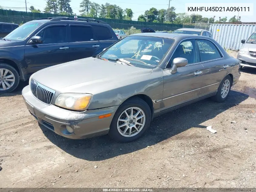 2001 Hyundai Xg300 L VIN: KMHFU45D21A096111 Lot: 42553311