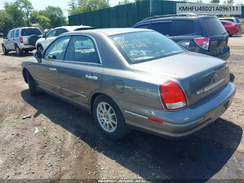 2001 Hyundai Xg300 L VIN: KMHFU45D21A096111 Lot: 42553311