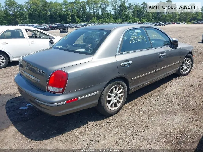 2001 Hyundai Xg300 L VIN: KMHFU45D21A096111 Lot: 42553311