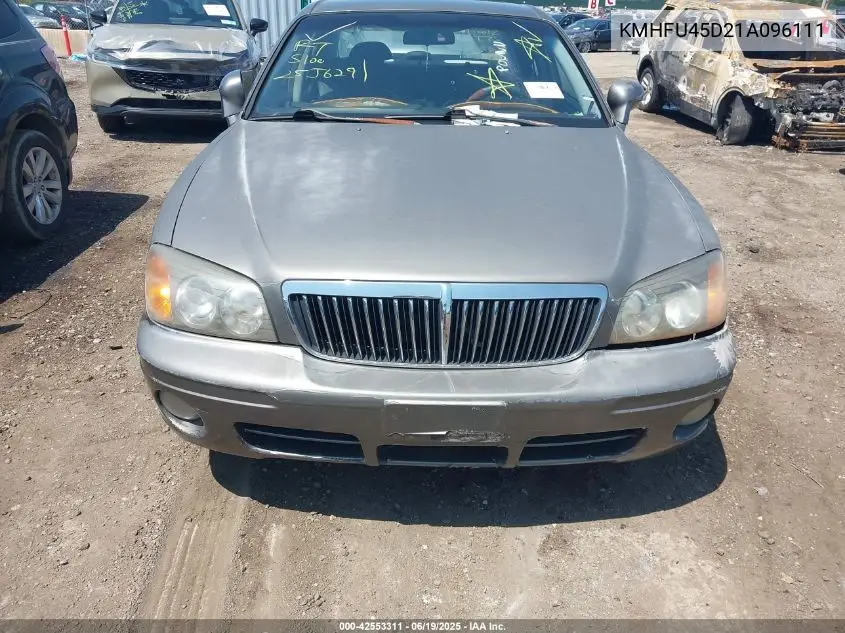 2001 Hyundai Xg300 L VIN: KMHFU45D21A096111 Lot: 42553311