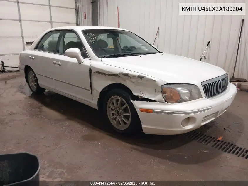 2002 Hyundai Xg350 L VIN: KMHFU45EX2A180204 Lot: 41472564