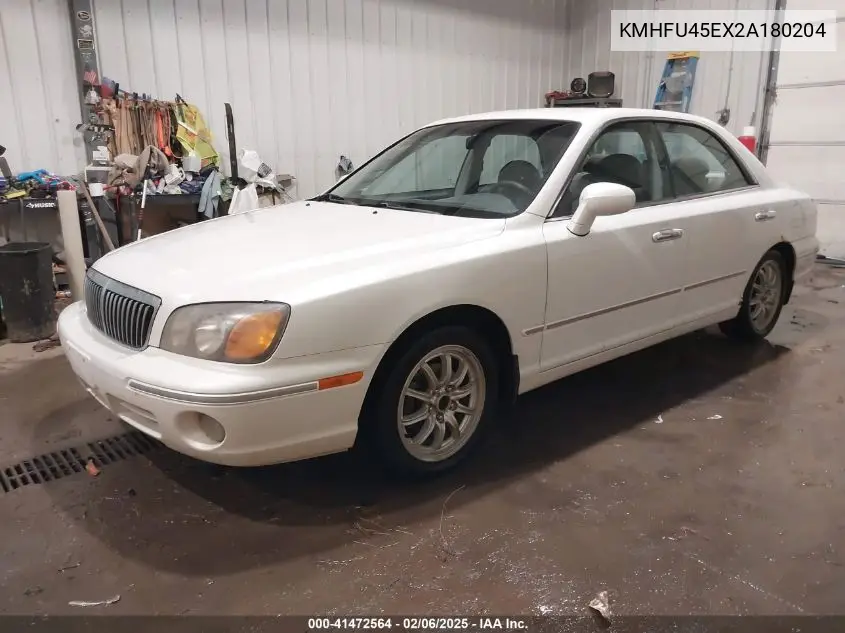 2002 Hyundai Xg350 L VIN: KMHFU45EX2A180204 Lot: 41472564