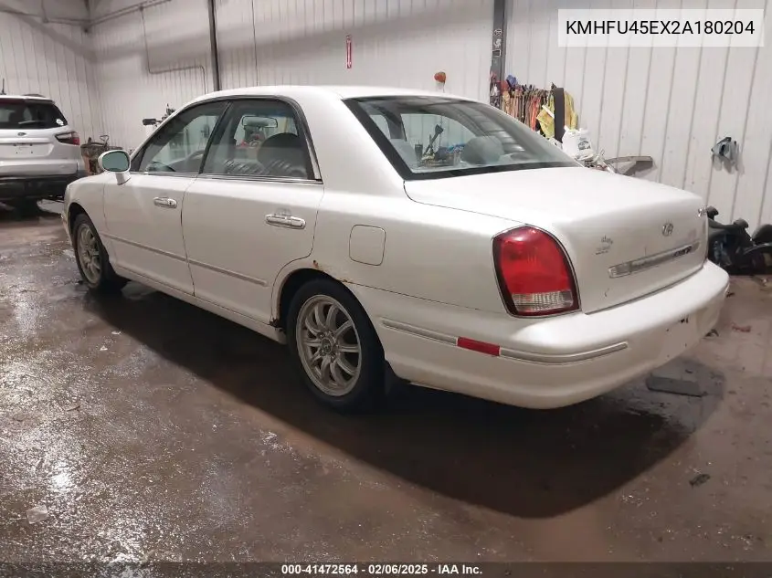 2002 Hyundai Xg350 L VIN: KMHFU45EX2A180204 Lot: 41472564
