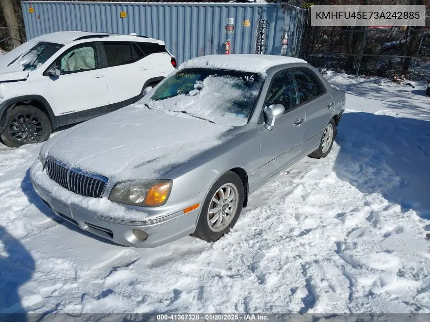 2003 Hyundai Xg350 L VIN: KMHFU45E73A242885 Lot: 41367328