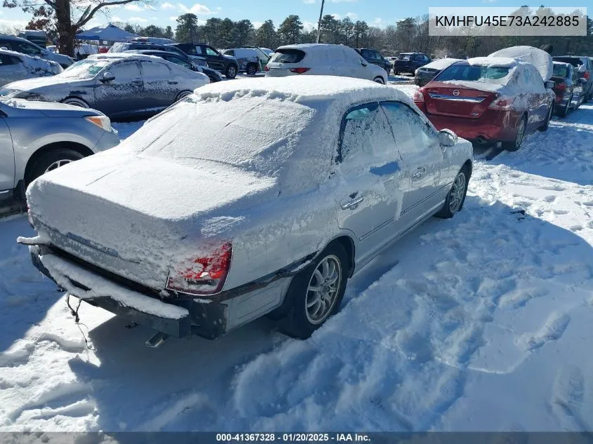 2003 Hyundai Xg350 L VIN: KMHFU45E73A242885 Lot: 41367328