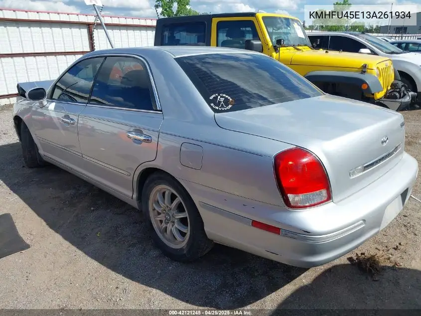 2003 Hyundai Xg350 L VIN: KMHFU45E13A261934 Lot: 42121245