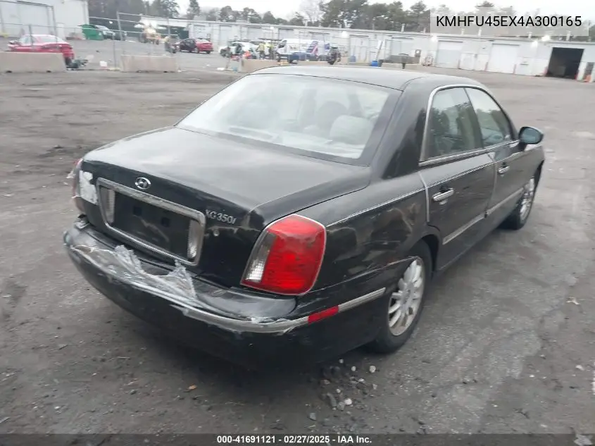 2004 Hyundai Xg350 L VIN: KMHFU45EX4A300165 Lot: 41691121