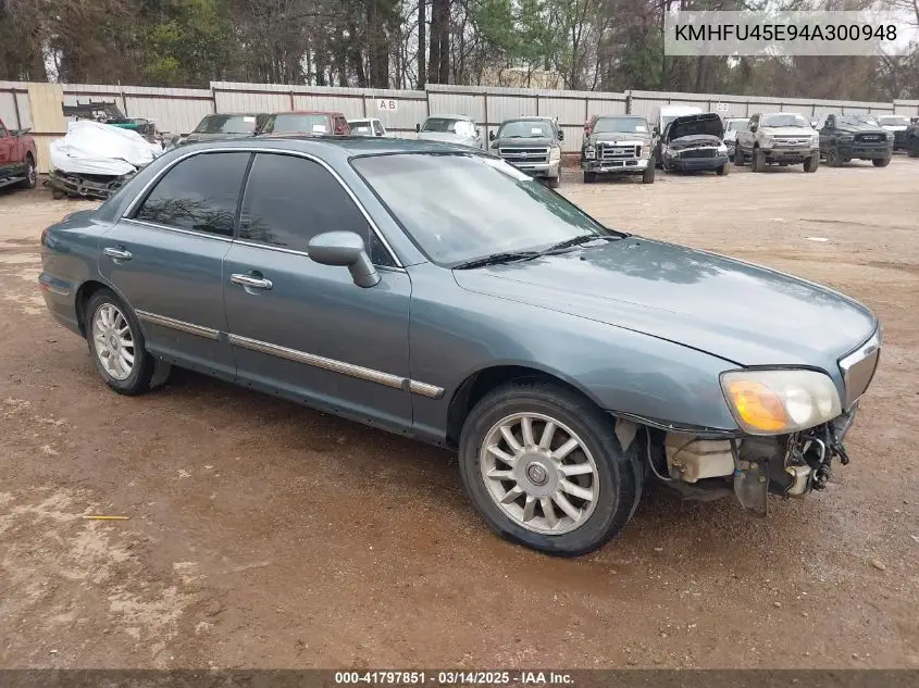 2004 Hyundai Xg350 L VIN: KMHFU45E94A300948 Lot: 41797851