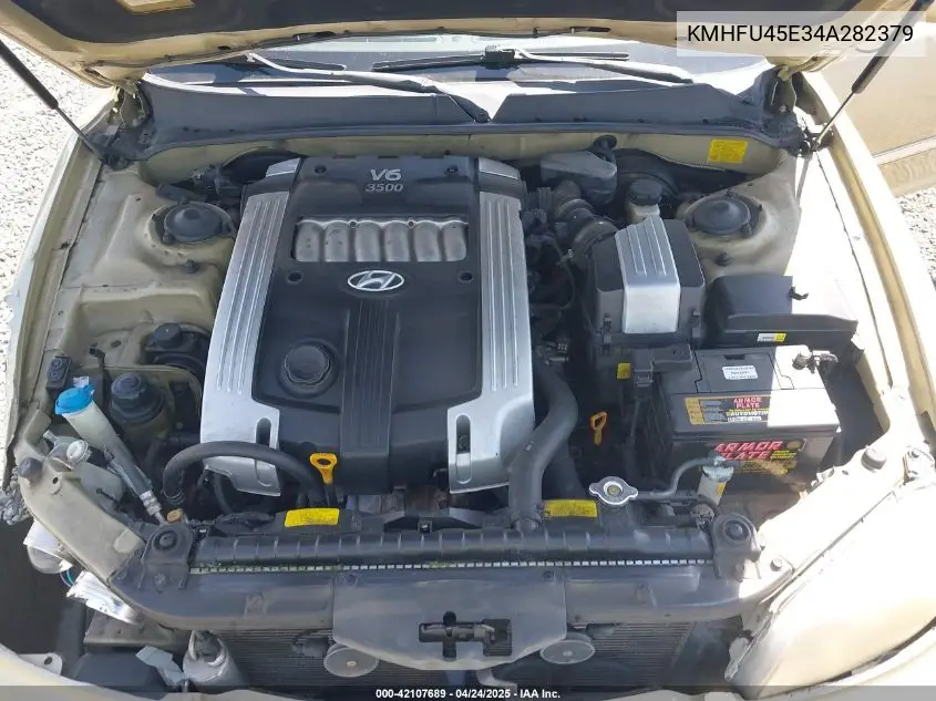 2004 Hyundai Xg350 L VIN: KMHFU45E34A282379 Lot: 42107689