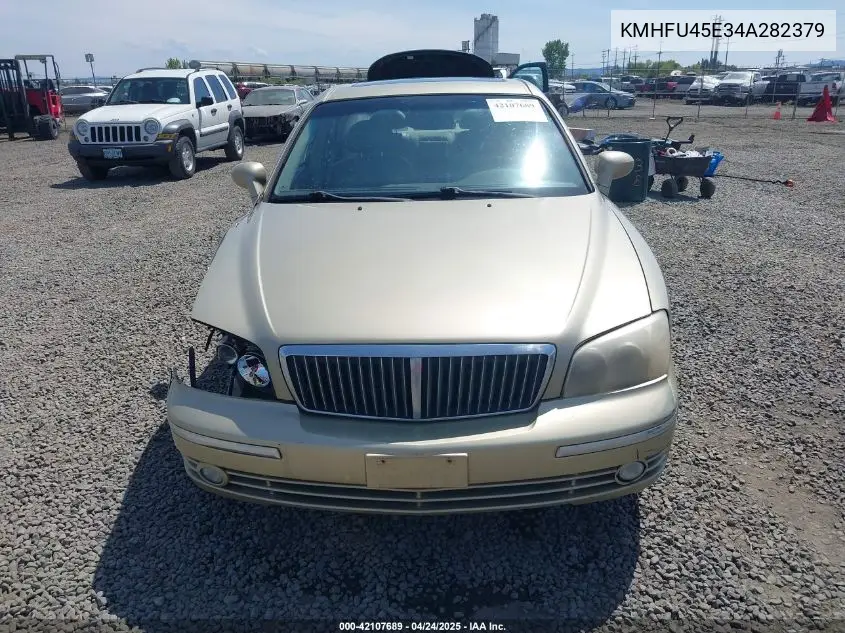 2004 Hyundai Xg350 L VIN: KMHFU45E34A282379 Lot: 42107689