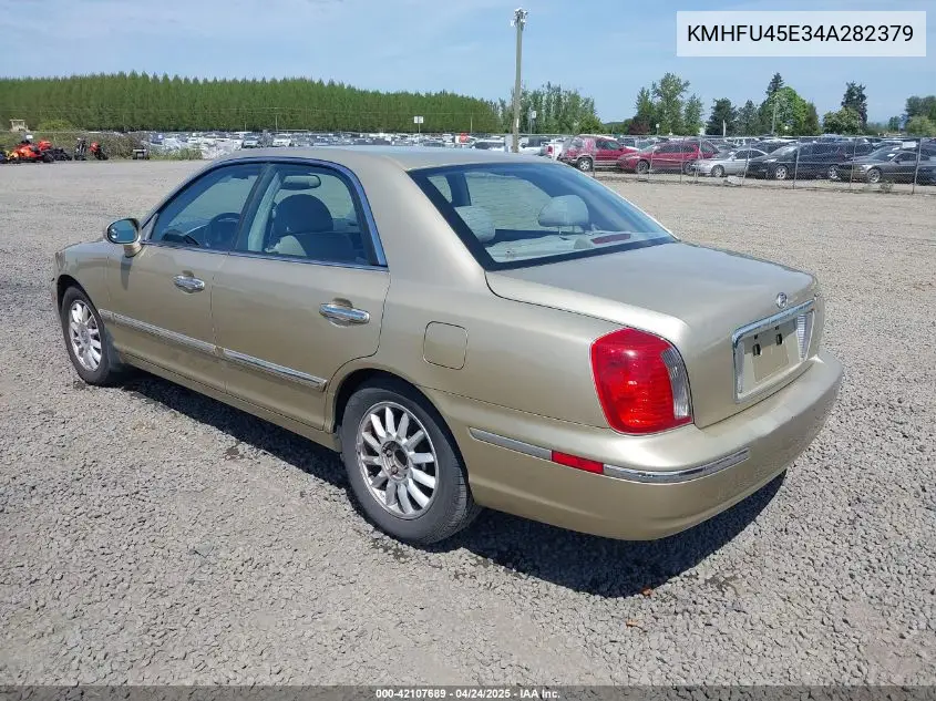2004 Hyundai Xg350 L VIN: KMHFU45E34A282379 Lot: 42107689