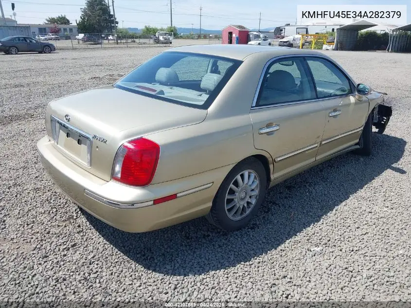 2004 Hyundai Xg350 L VIN: KMHFU45E34A282379 Lot: 42107689