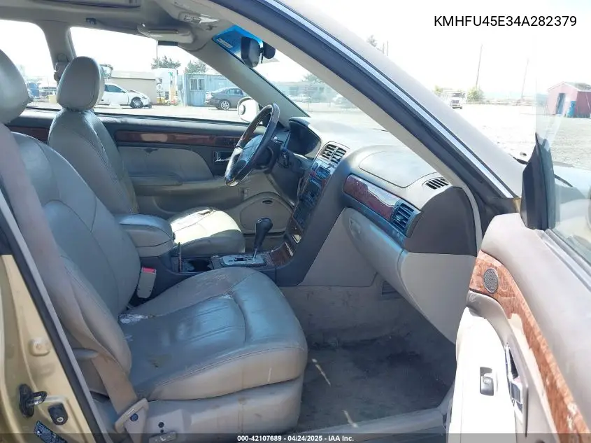 2004 Hyundai Xg350 L VIN: KMHFU45E34A282379 Lot: 42107689