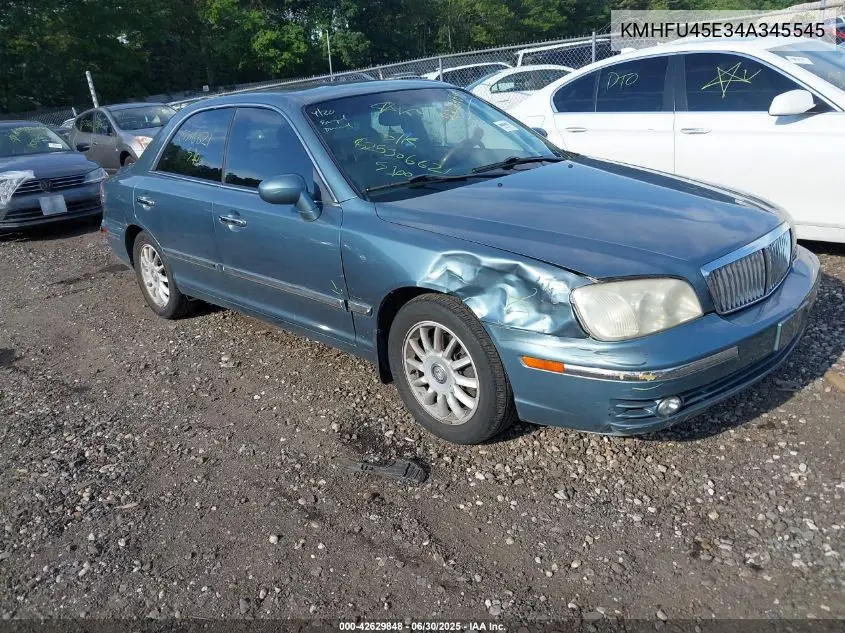 2004 Hyundai Xg350 L VIN: KMHFU45E34A345545 Lot: 42629848