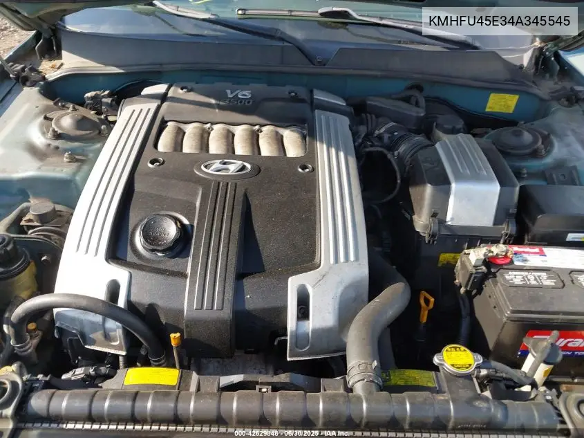 2004 Hyundai Xg350 L VIN: KMHFU45E34A345545 Lot: 42629848