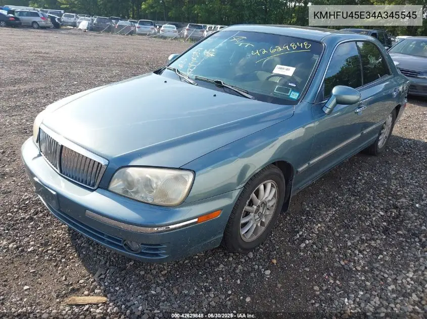 2004 Hyundai Xg350 L VIN: KMHFU45E34A345545 Lot: 42629848