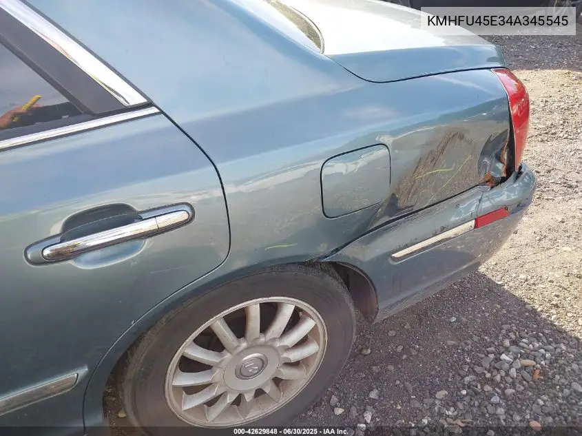 2004 Hyundai Xg350 L VIN: KMHFU45E34A345545 Lot: 42629848