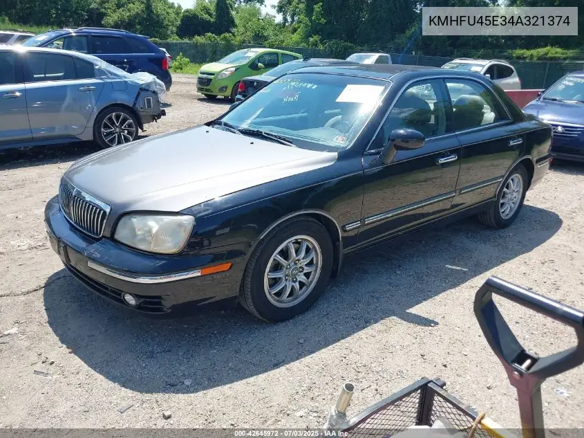 2004 Hyundai Xg350 L VIN: KMHFU45E34A321374 Lot: 42645972