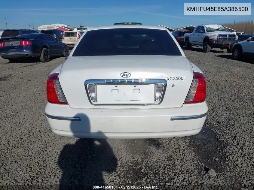 2005 Hyundai Xg350 L VIN: KMHFU45E85A386500 Lot: 41658161