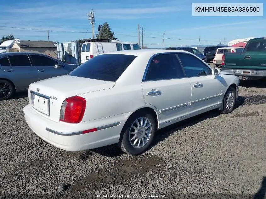 2005 Hyundai Xg350 L VIN: KMHFU45E85A386500 Lot: 41658161