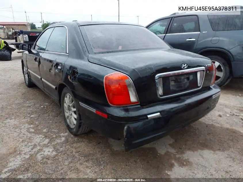 2005 Hyundai Xg350 L VIN: KMHFU45E95A378311 Lot: 42156930
