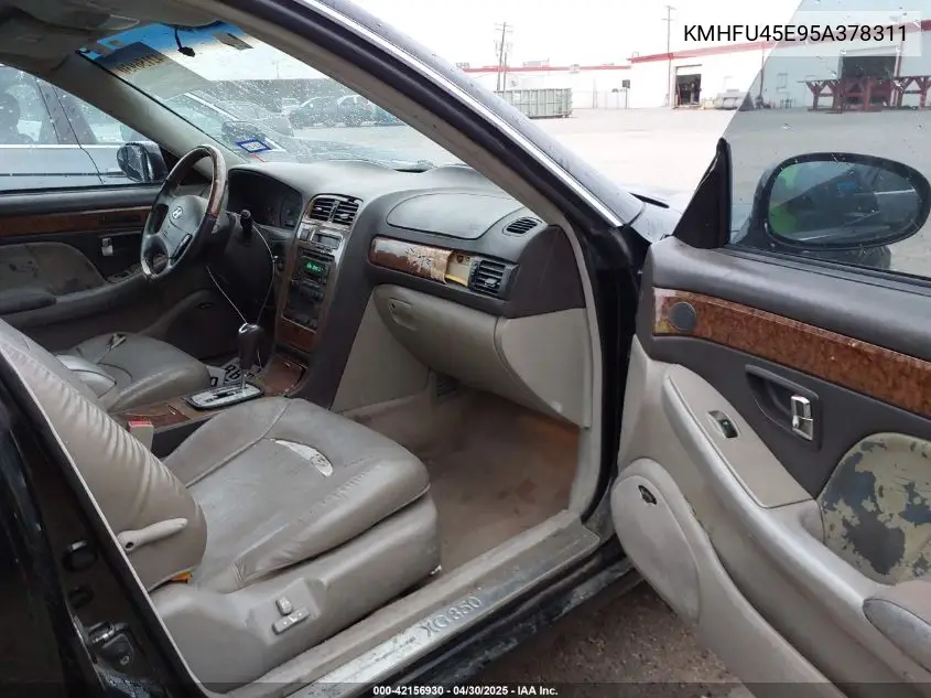 2005 Hyundai Xg350 L VIN: KMHFU45E95A378311 Lot: 42156930
