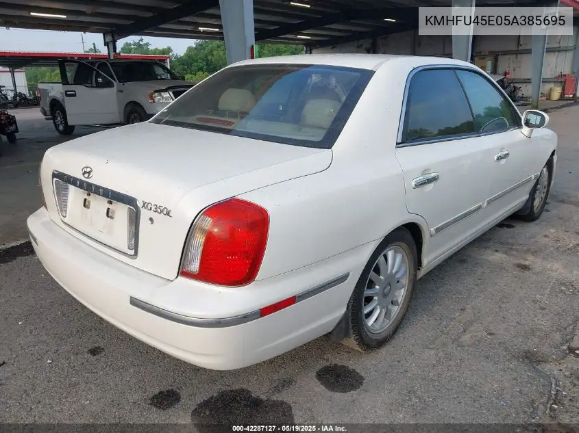 2005 Hyundai Xg350 L VIN: KMHFU45E05A385695 Lot: 42287127