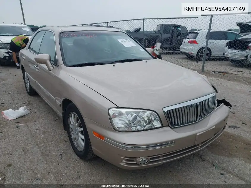 2005 Hyundai Xg350 L VIN: KMHFU45E95A427149 Lot: 42302960