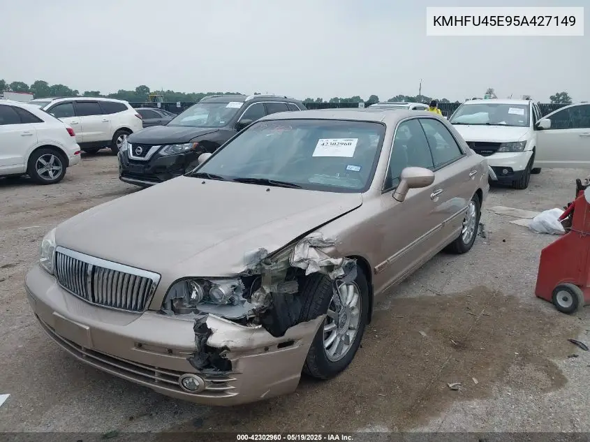 2005 Hyundai Xg350 L VIN: KMHFU45E95A427149 Lot: 42302960
