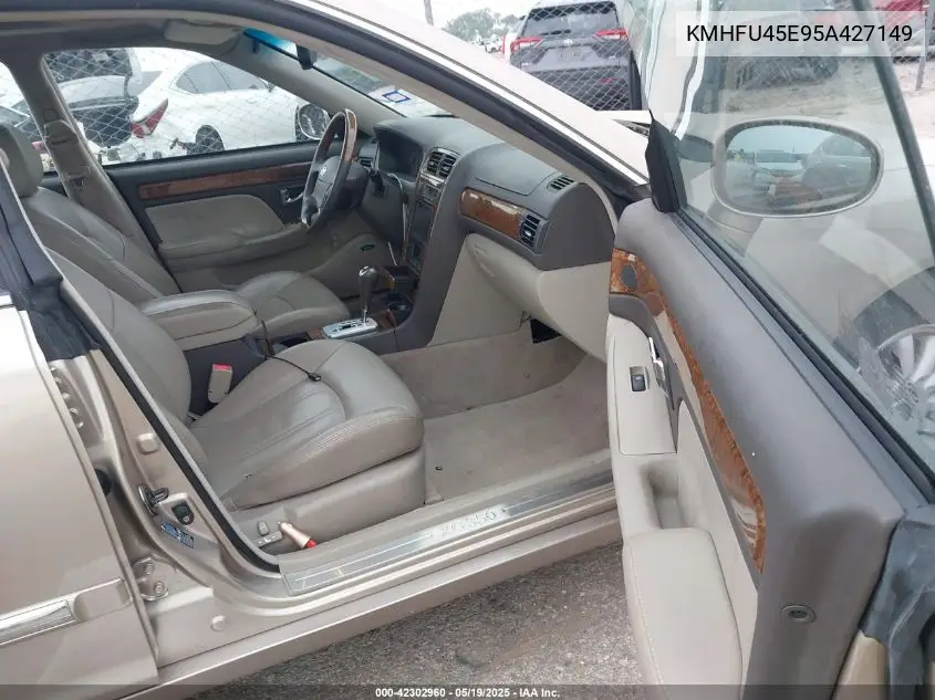 2005 Hyundai Xg350 L VIN: KMHFU45E95A427149 Lot: 42302960