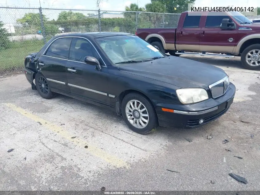 2005 Hyundai Xg350 L VIN: KMHFU45E05A406142 Lot: 42450858