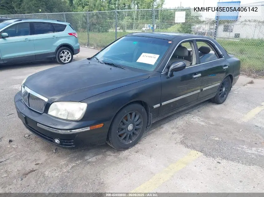 2005 Hyundai Xg350 L VIN: KMHFU45E05A406142 Lot: 42450858