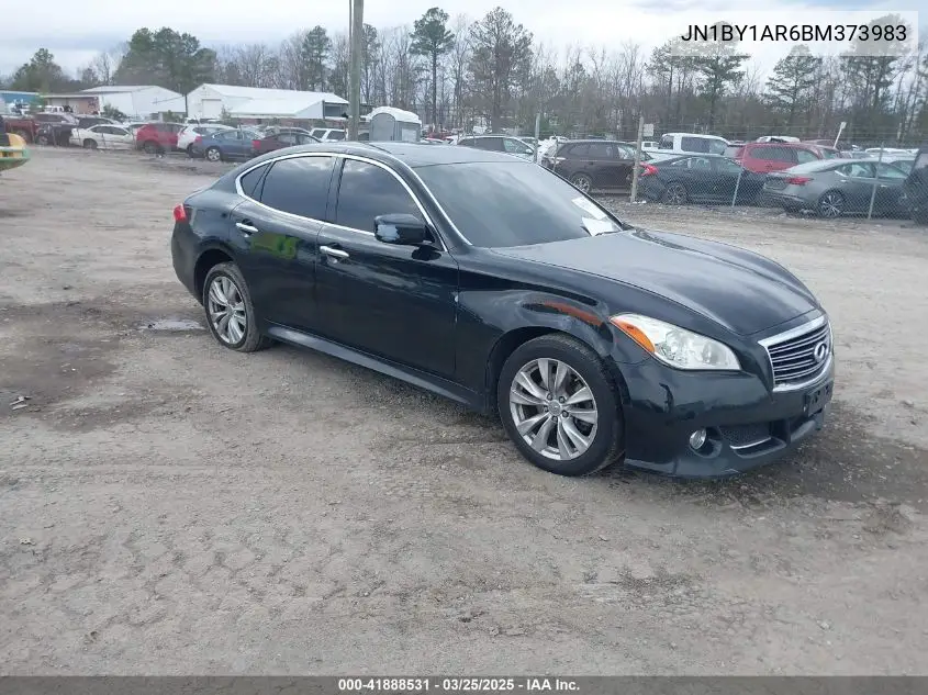 2011 Infiniti M37X VIN: JN1BY1AR6BM373983 Lot: 41888531