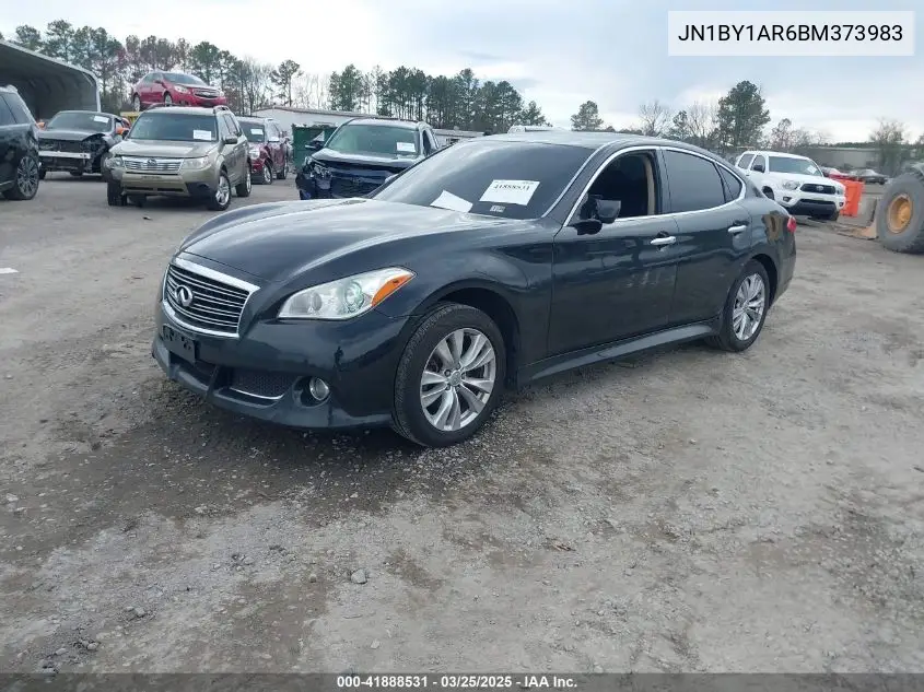 2011 Infiniti M37X VIN: JN1BY1AR6BM373983 Lot: 41888531