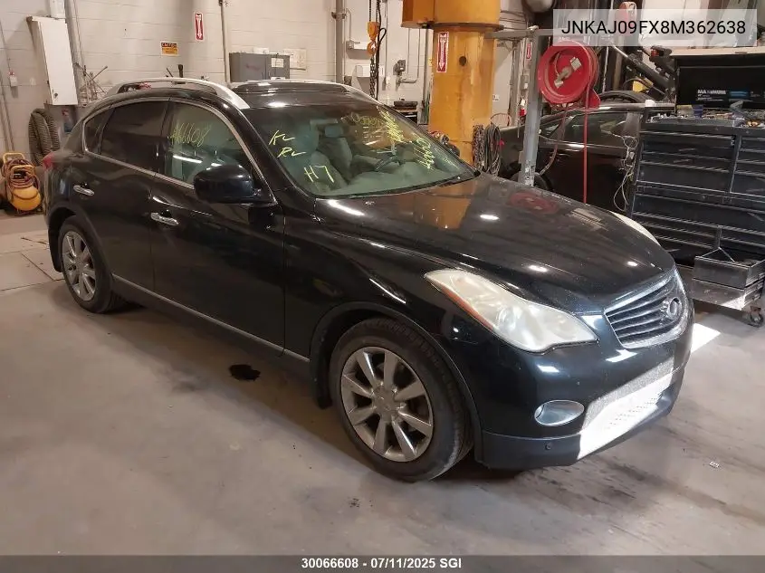2008 Infiniti Ex35 Journey VIN: JNKAJ09FX8M362638 Lot: 30066608