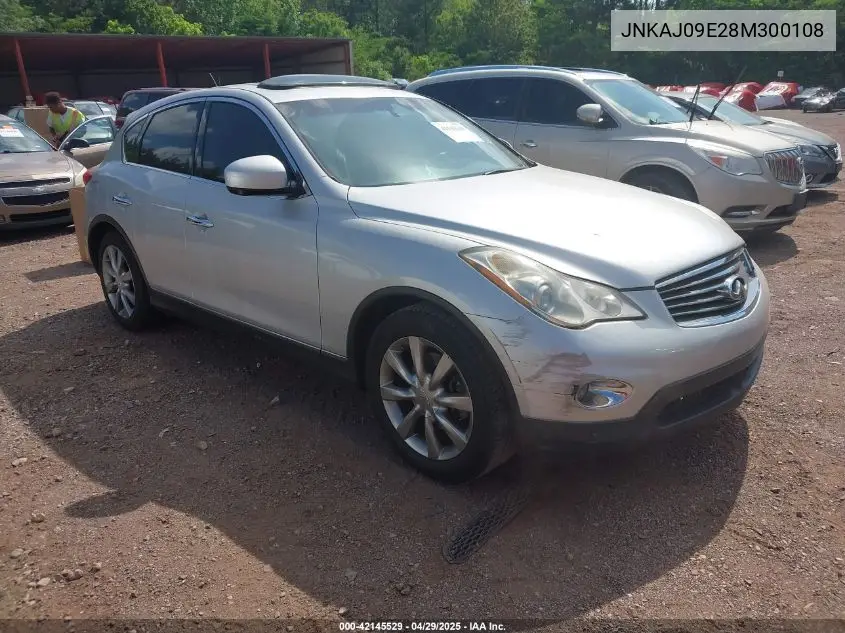 2008 Infiniti Ex35 Journey VIN: JNKAJ09E28M300108 Lot: 42145529