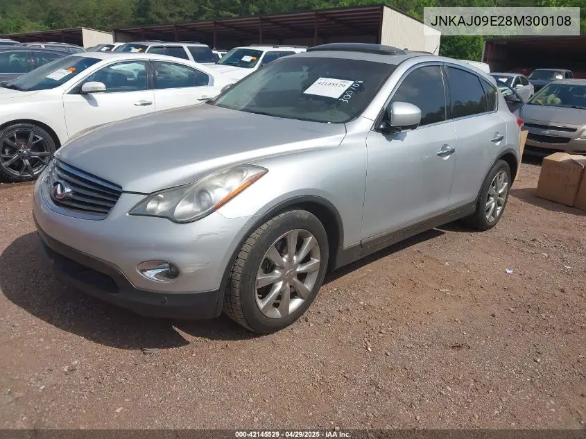 2008 Infiniti Ex35 Journey VIN: JNKAJ09E28M300108 Lot: 42145529