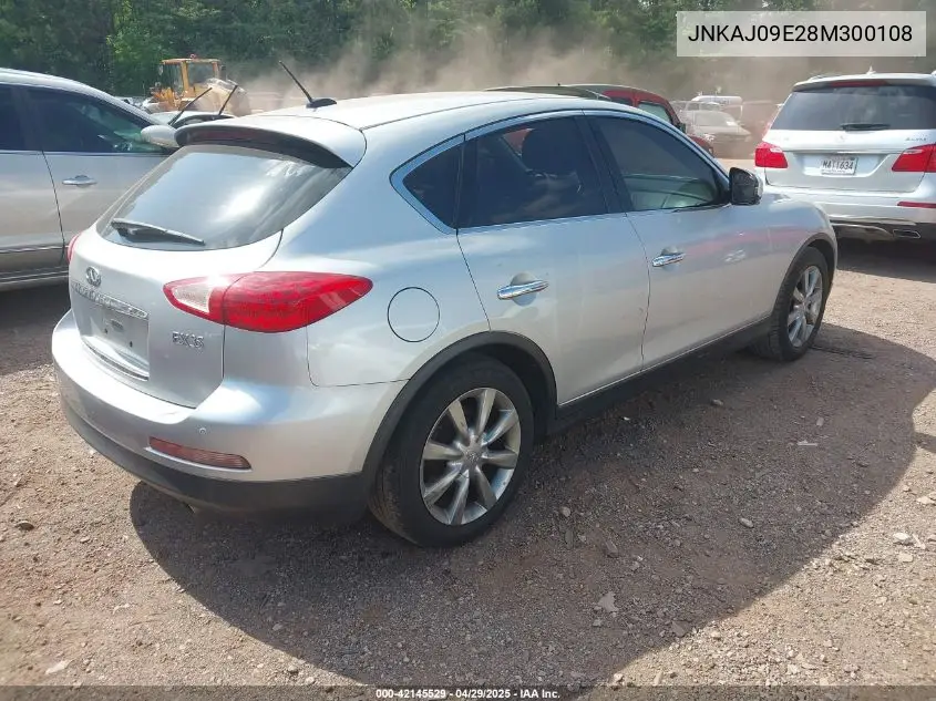 2008 Infiniti Ex35 Journey VIN: JNKAJ09E28M300108 Lot: 42145529