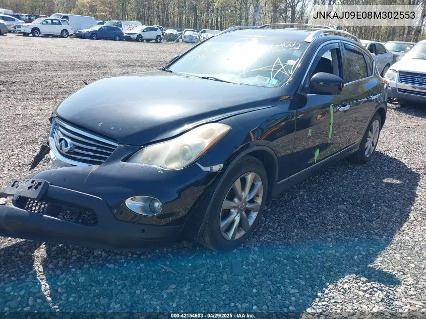 2008 Infiniti Ex35 Journey VIN: JNKAJ09E08M302553 Lot: 42154603