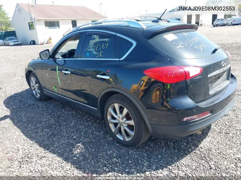 2008 Infiniti Ex35 Journey VIN: JNKAJ09E08M302553 Lot: 42154603
